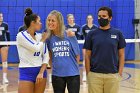 Volleyball Senior Day  Wheaton Women's Volleyball Senior Day. - Photo by Keith Nordstrom : Wheaton, Volleyball Senior Day